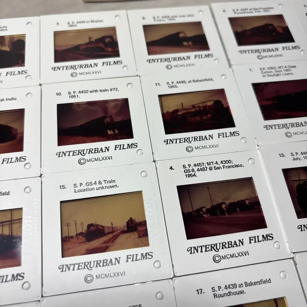 Vintage Southern Pacific GS-4 35mm Film Slides Set of 20